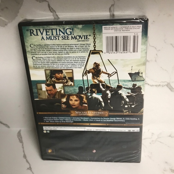 Men of Honor Movie DVD 2000 NWT - Picture 2 of 3